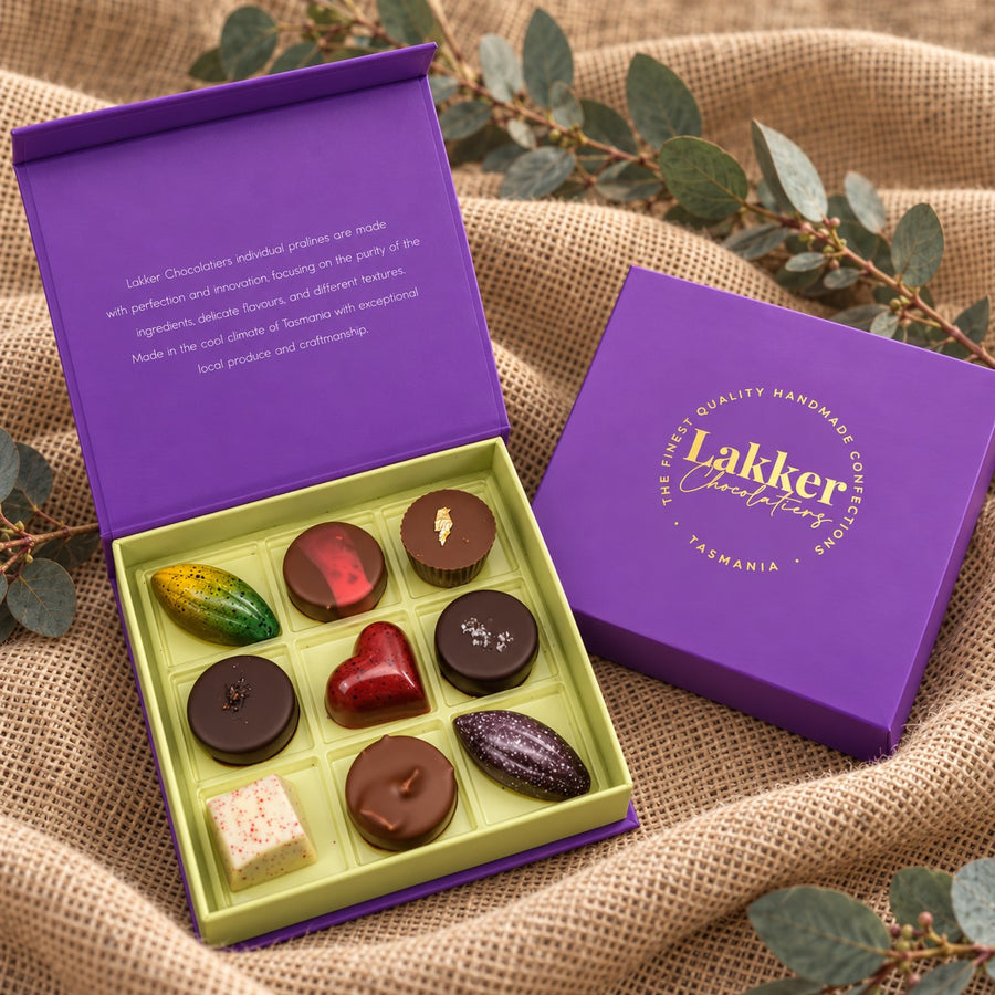 Lakker Chocolatiers 9-Piece Selection Box
